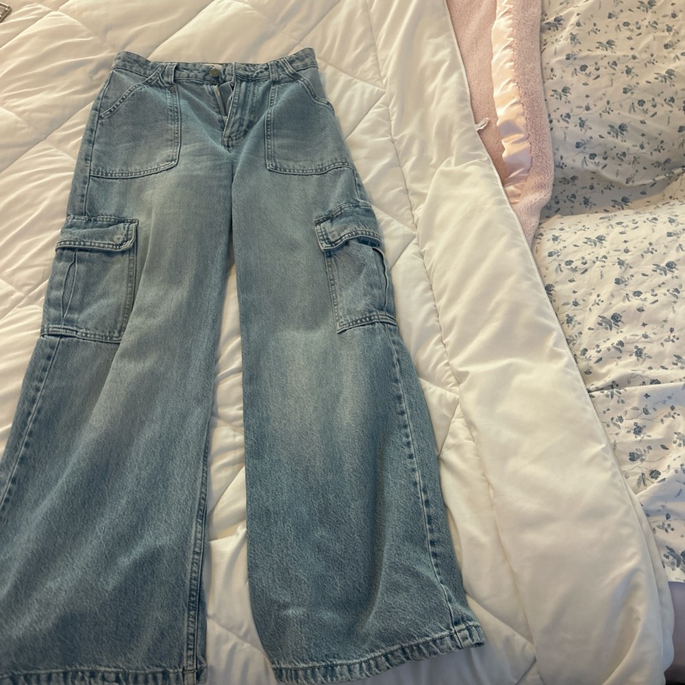 Cotton On Denim Cargo Pants